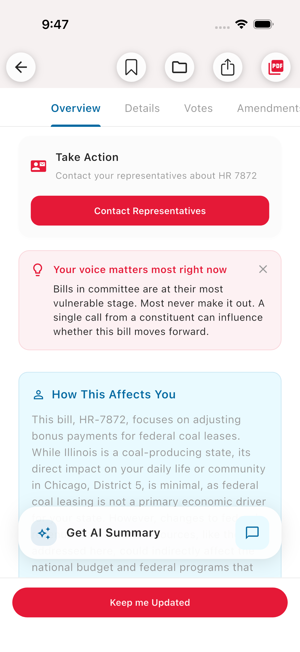 Understand Any Bill in Minutes