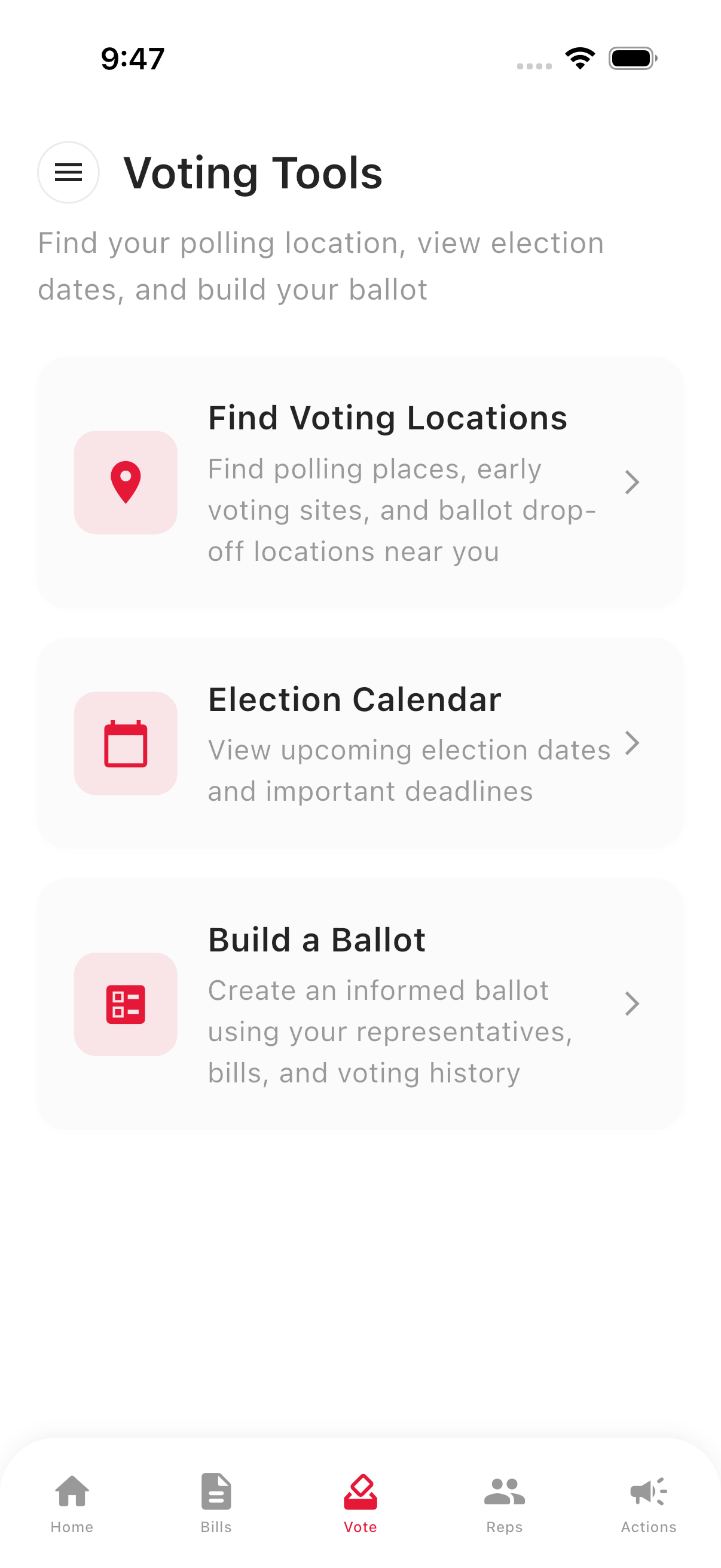 Election & Voting Tools